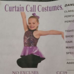 Curtain Call recital costume
